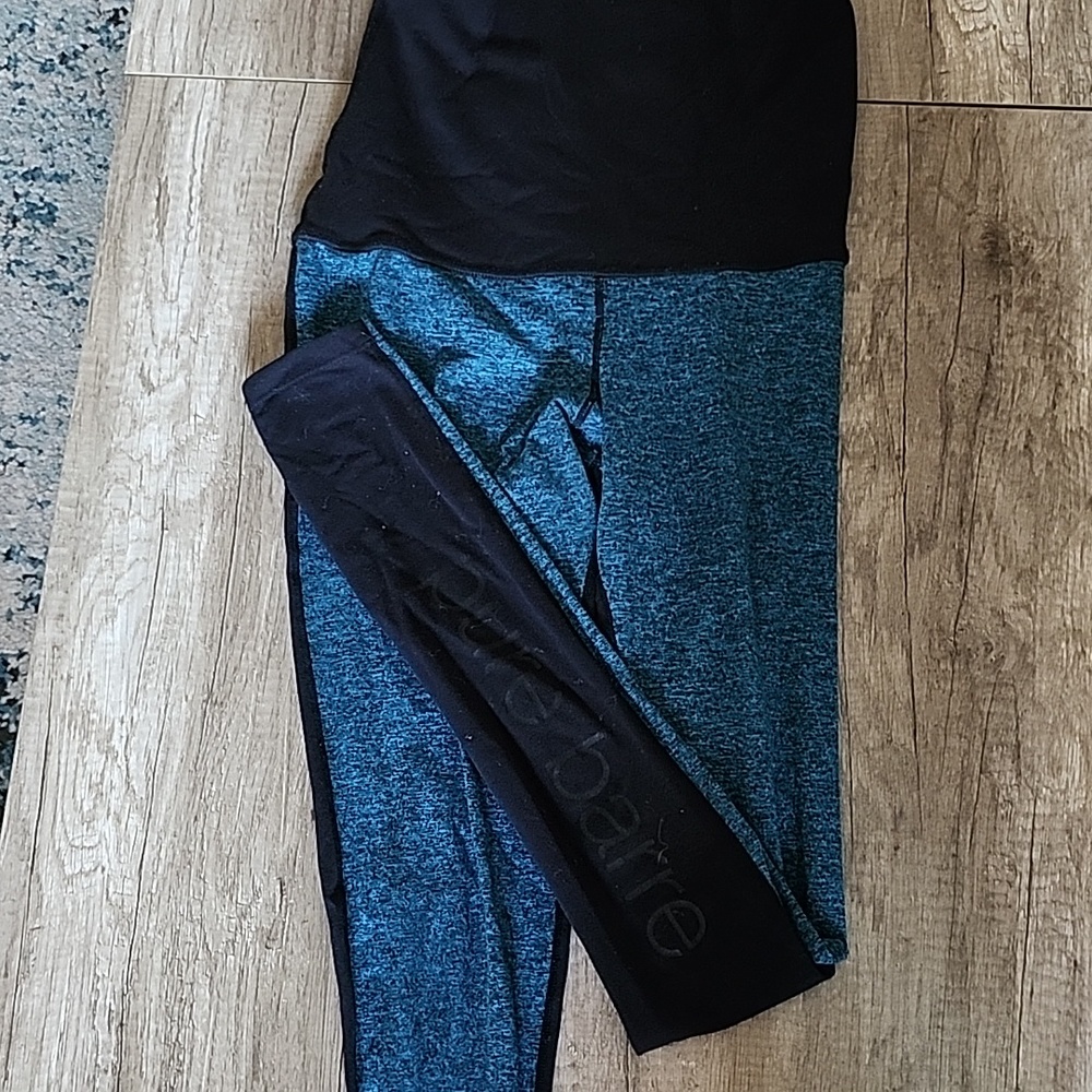 Pure barre dual tone leggings
